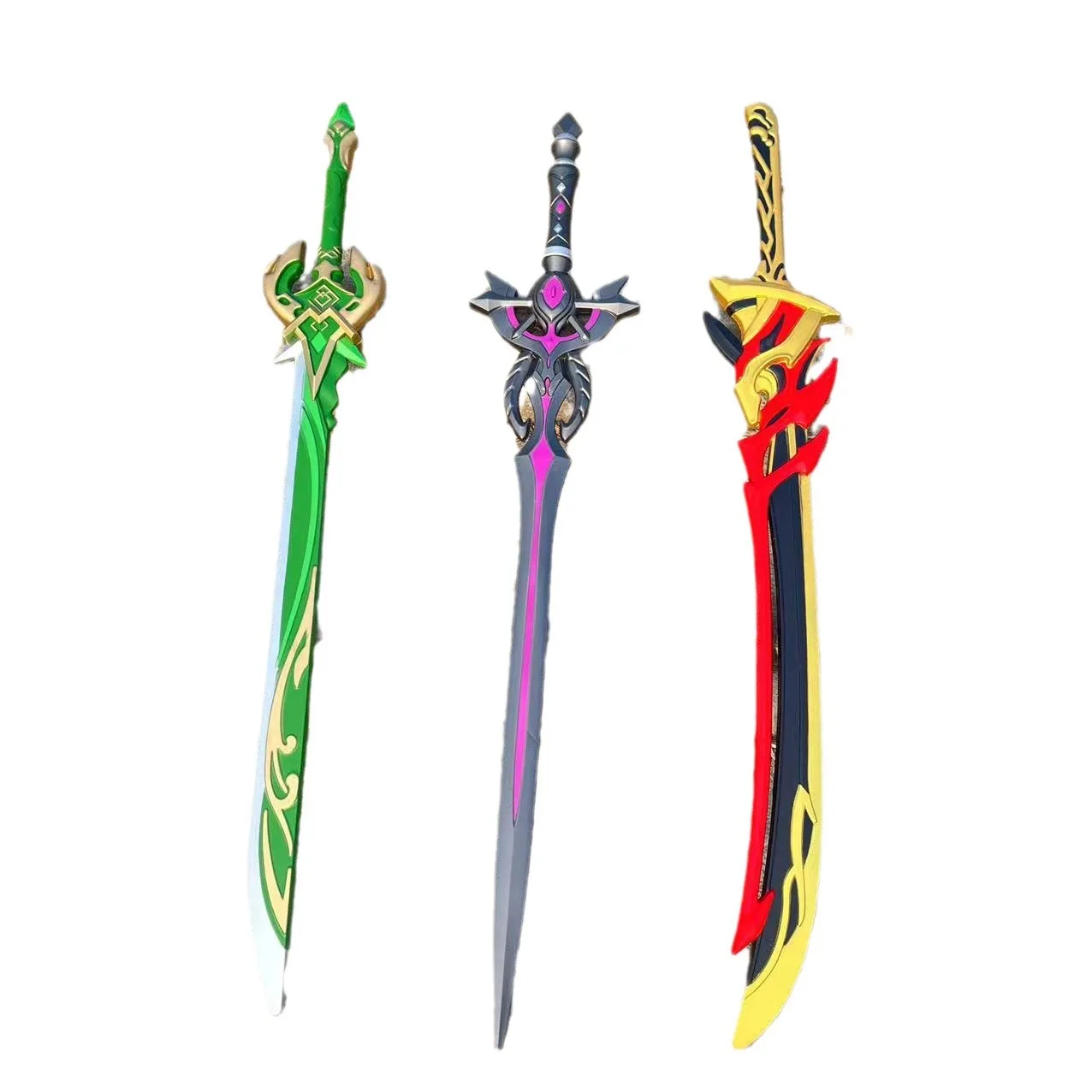 New Pu Foam Sword Toy Pu Foaming 100cm Genshin Impact Primordial Jade Cutter And Haran Geppaku Futsu Swords Cosplay Weapon Toy