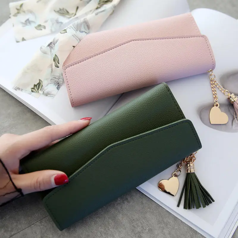 2023 Simple Zipper Purses Long Section Clutch Wallet Soft Pu Leather Designer Slim Wallets Leather Woman