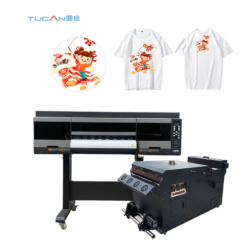 30cm/60cm XP600 / I3200 print head Pet Film DTF Transfer Printer Inkjet Custom Fabric T-Shirt Printing Machine