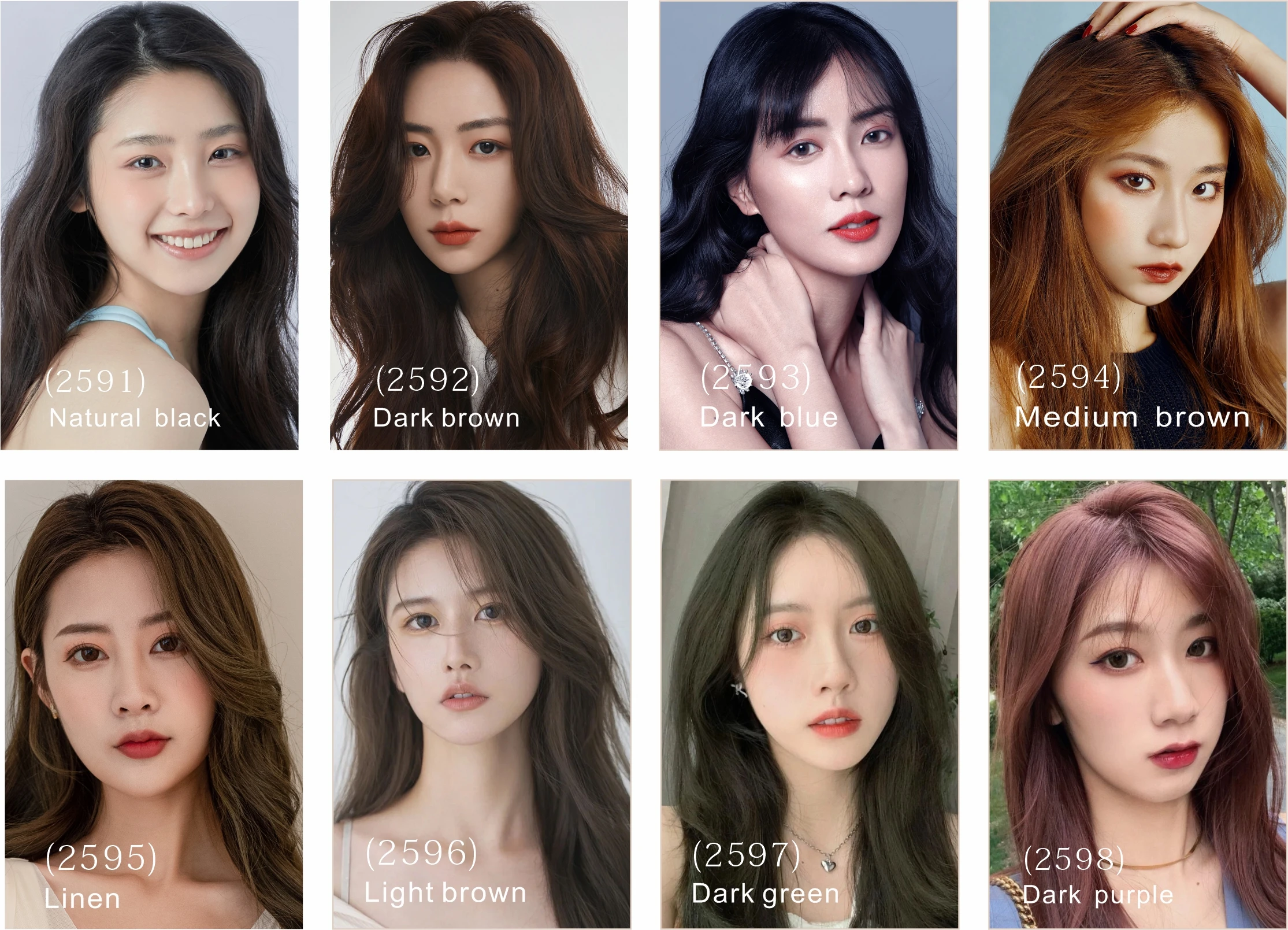 FULLY Natural Hair Color Shampoo Gray to White Oil Coloring Black Dye for Hair