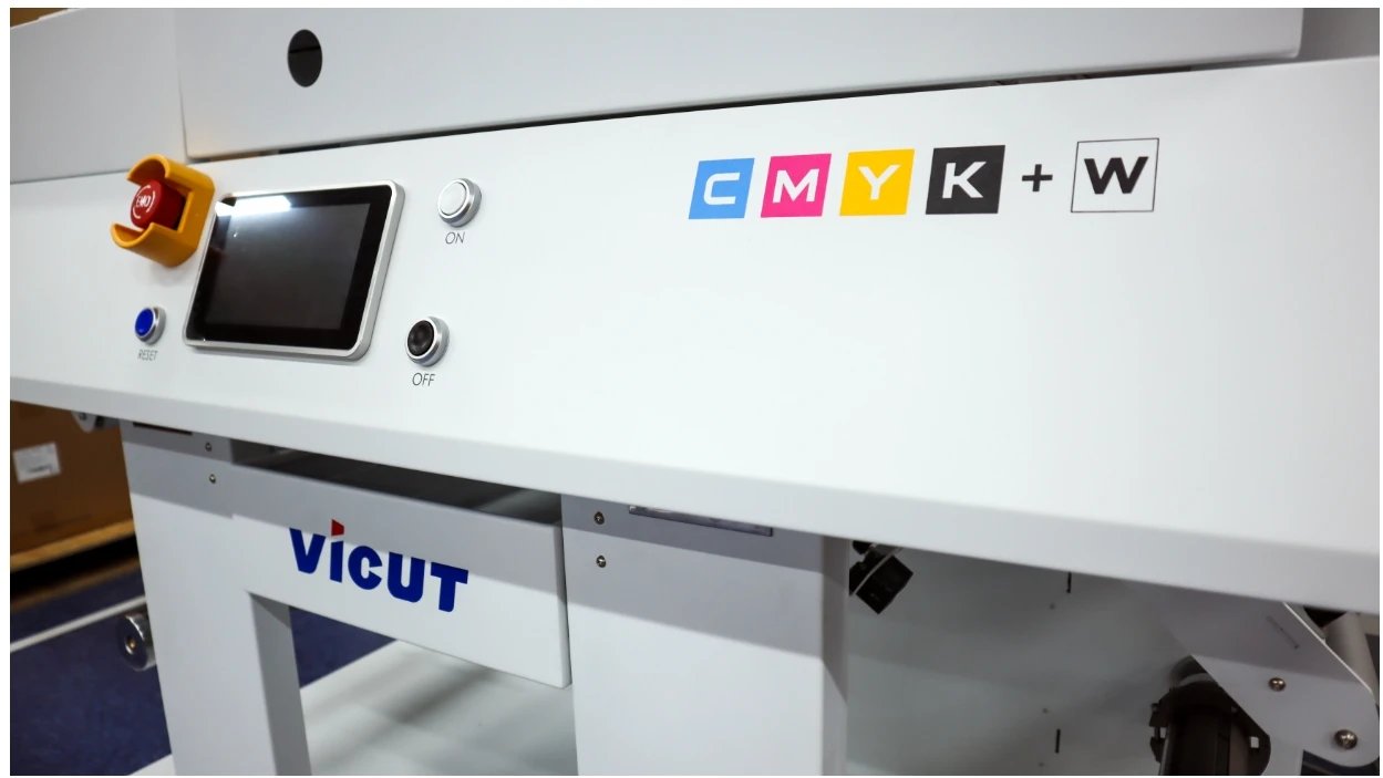 Vi-press 5 Color Print Label Machine Digital Printers with Lamination Function