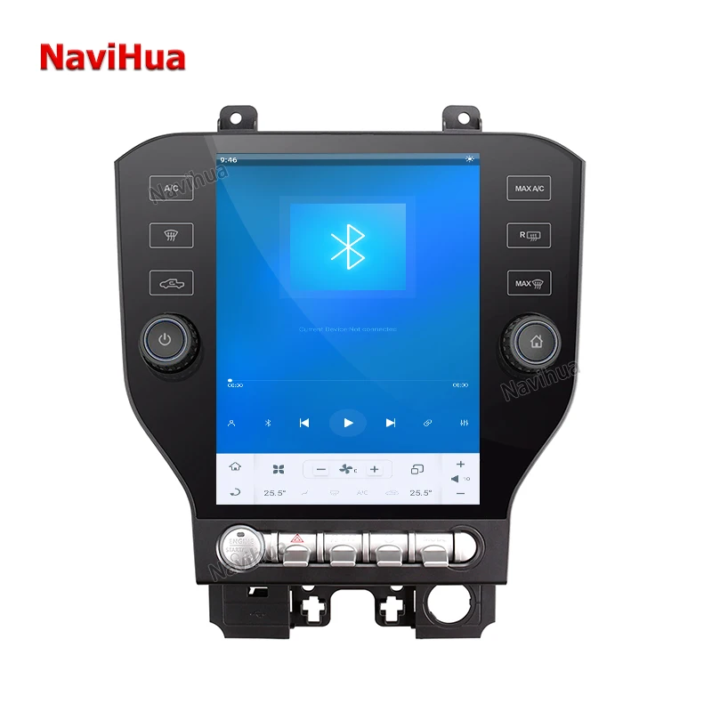 Автомагнитола NAVIHUA с сенсорным экраном 10 4 дюймов Android 128 г магнитола DVD-плеер GPS-навигация для Ford Mustang 2014
