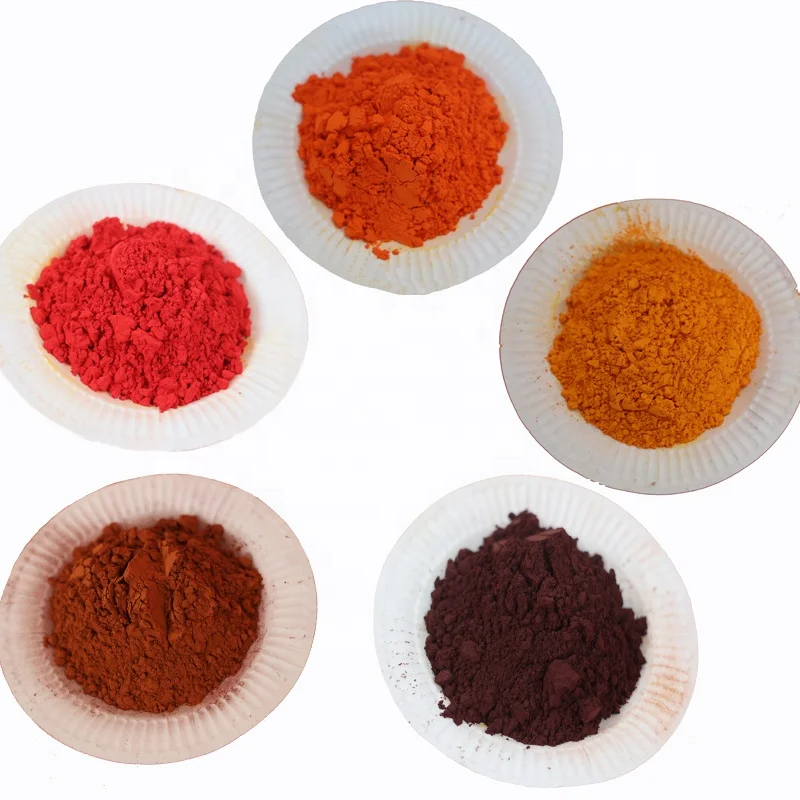 Factory direct  supply red pigment dyestaff iron oxide pigment red for ceramics with engineering plastics and paint