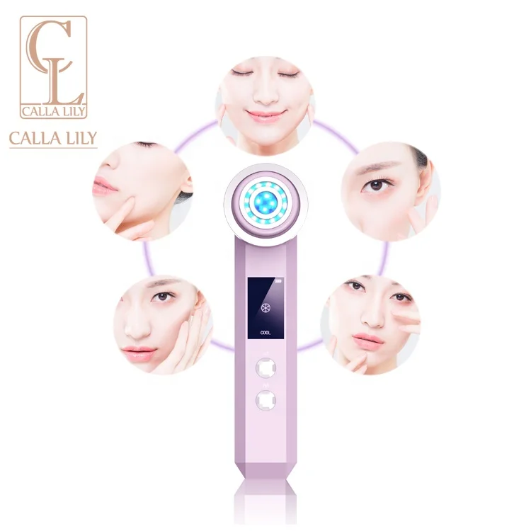 
Amazon 2020 top selling photon therapy Facial skin massager beauty Care instruments RF Equipment 