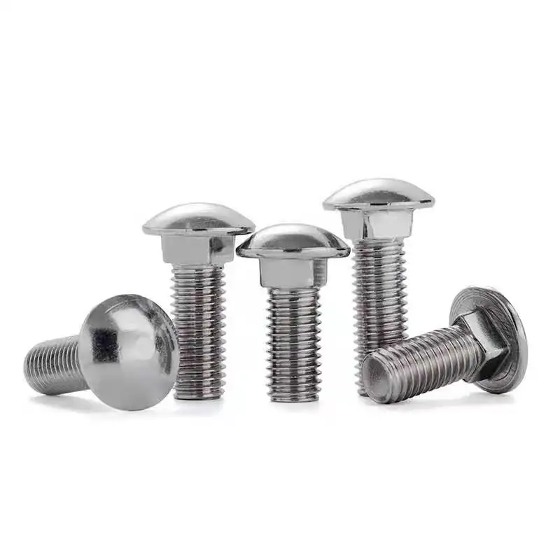 M8 Carbon Steel Din603 Mushroom Head square Neck Carriage Bolt with Hex Nut