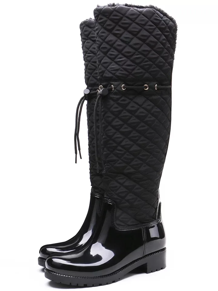 Custom cheap fashion Lady pvc gumboots waterproof outdoor  rain boots