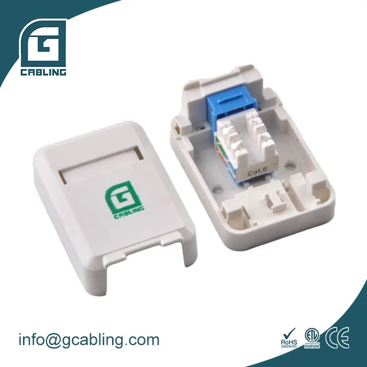 Gcabling сети RJ45 выход keystone оснастки в jack Cat6a cat6 cat5e 8P8C UTP