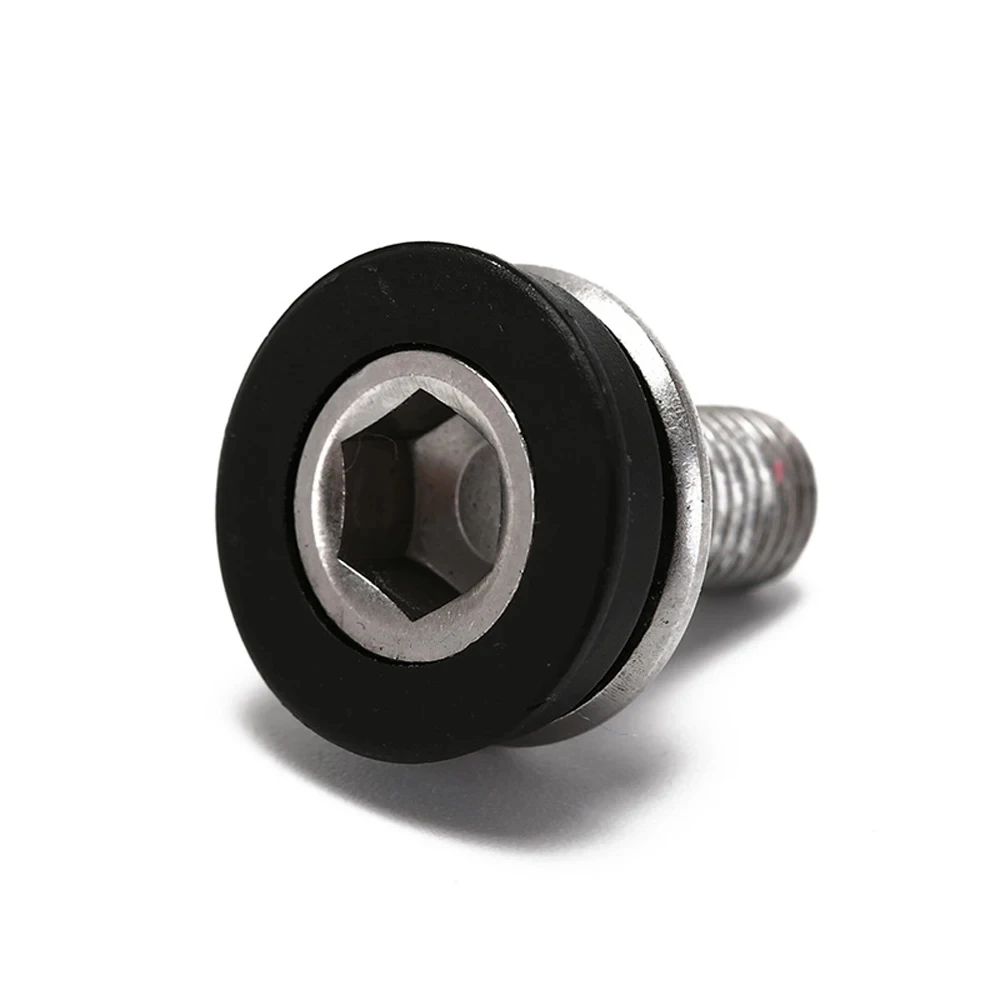 Square Hole Fixing Bolt MTB Chainwheel Screws M8 Bottom Bracket Screw Bicycle Axle Bolts Crank Bolts Axle Allen Key