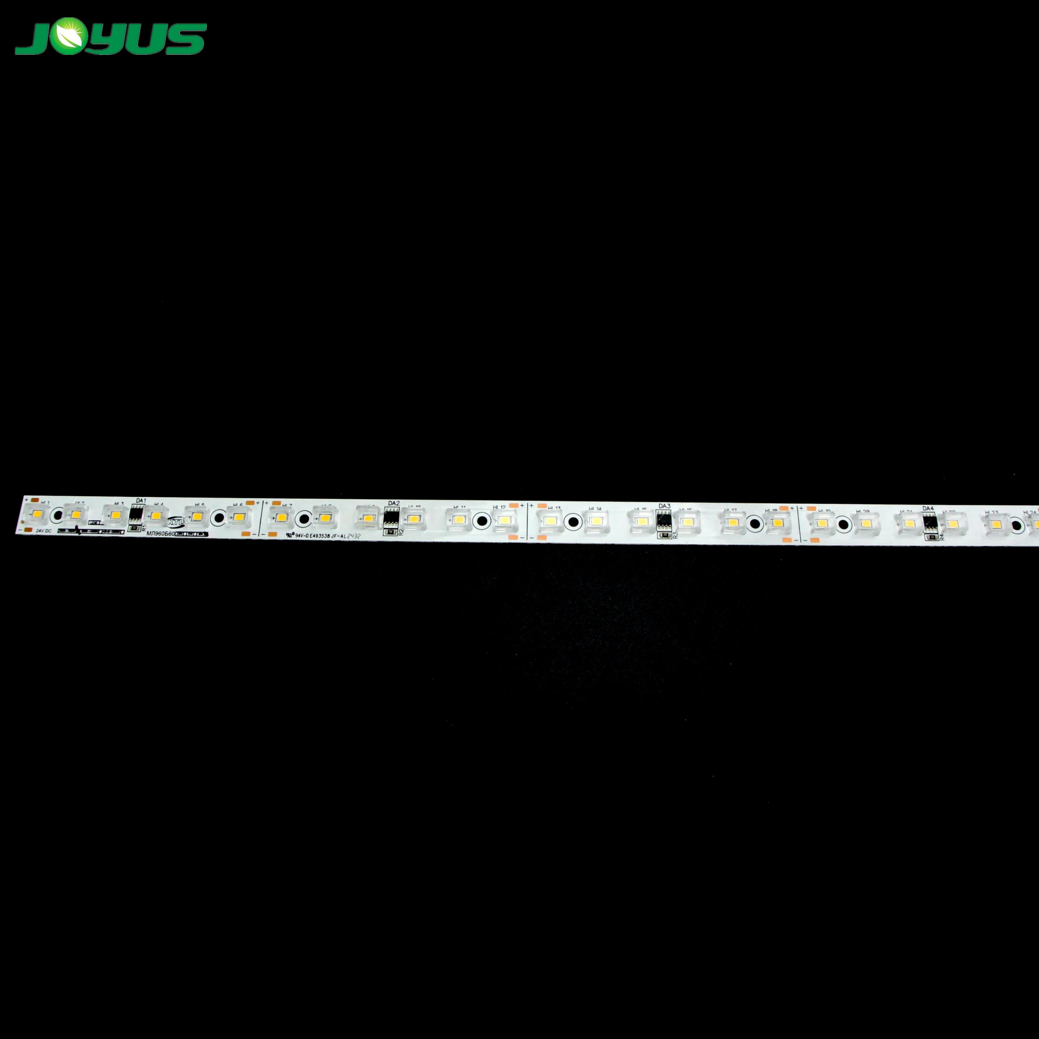 12v 24v smd2835 led strip light with lens 170 degree lenses 60 leds/pc 960mm long 16mm wide aluminum pcb 10W 15W 20W IC white