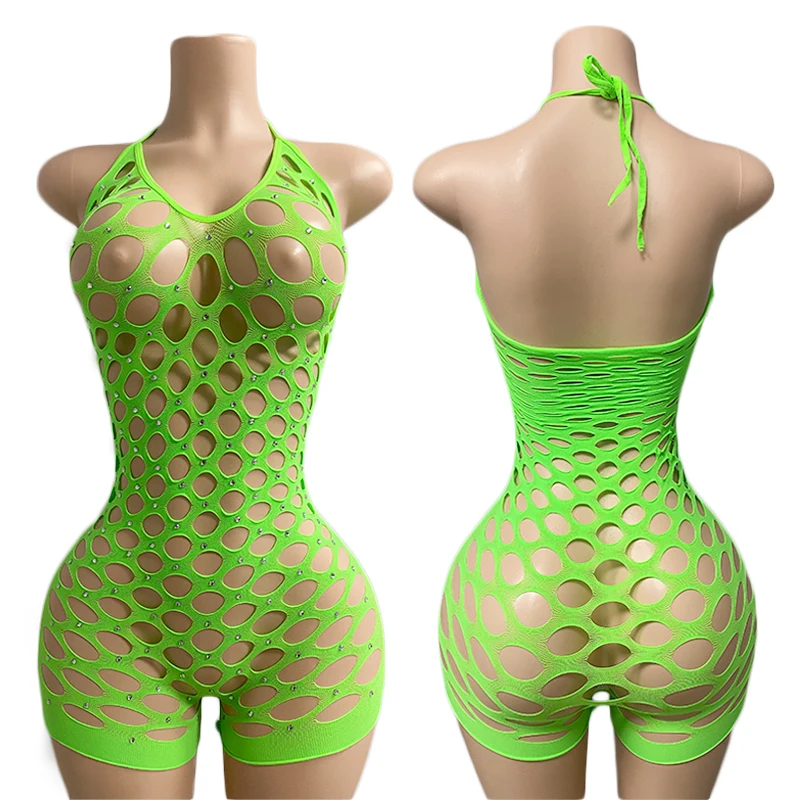 ELITES sexy stage competition dance wear Sex appeal underwear sexy slim sling one-piece imitation leather sex appeal