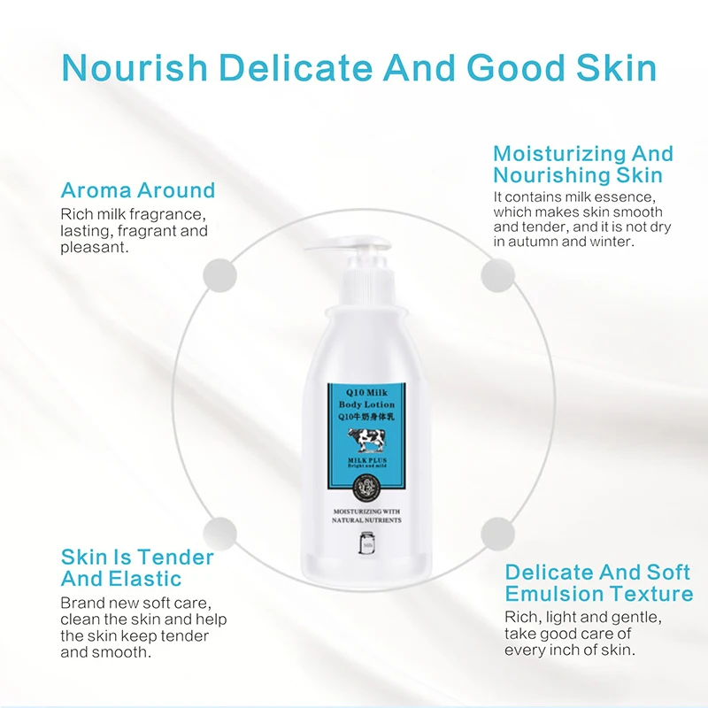 
Q10 milk body milk moisturizing moisturizing body lasting moisturizing Body milk manufacturers 