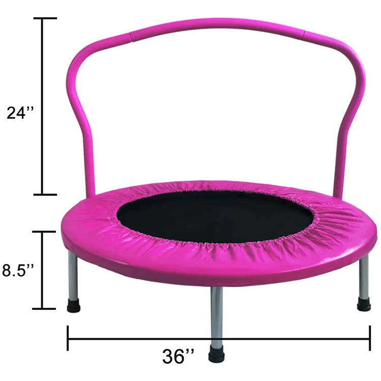 Household 36 Inch Mini Bungee Jumping Small Trampolines Kids Trampoline Indoor For Sale