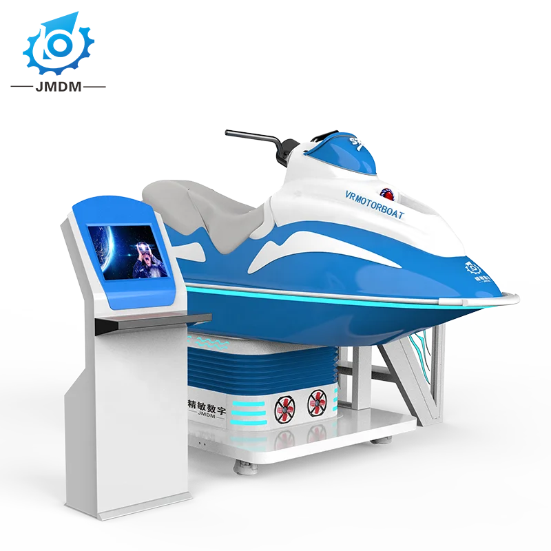 JMDM 9D Earn Money Machine Virtual Reality Motorboat Simulator VR Powerboat Equipment For Amusement Park