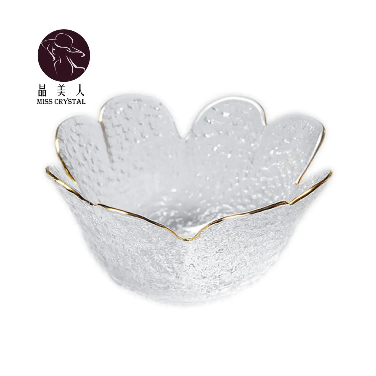 Good Quality Afternoon Tea Serving Plates Dessert Pastry Vintage Clear Glass Plate Bowl For Home Decor