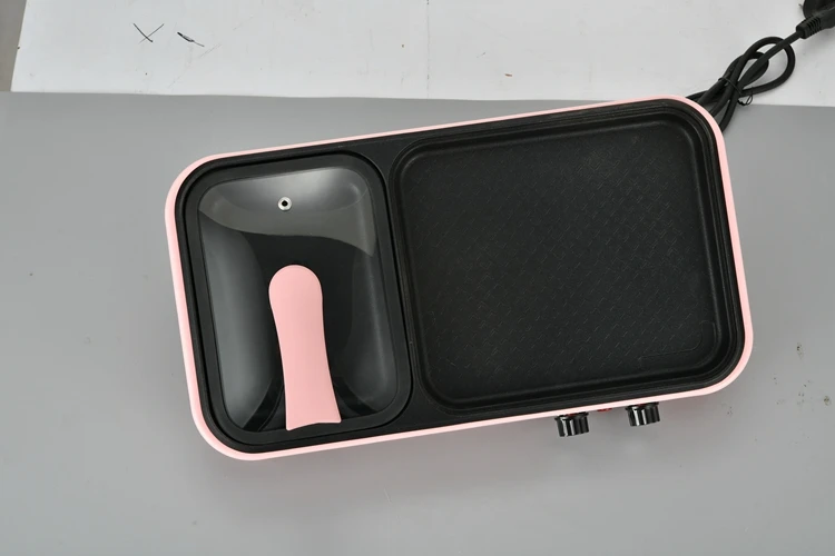 
Hot Sale Students Electric Korea Grill Pan With Hot Pot Nonstick Multifunctional Pan 
