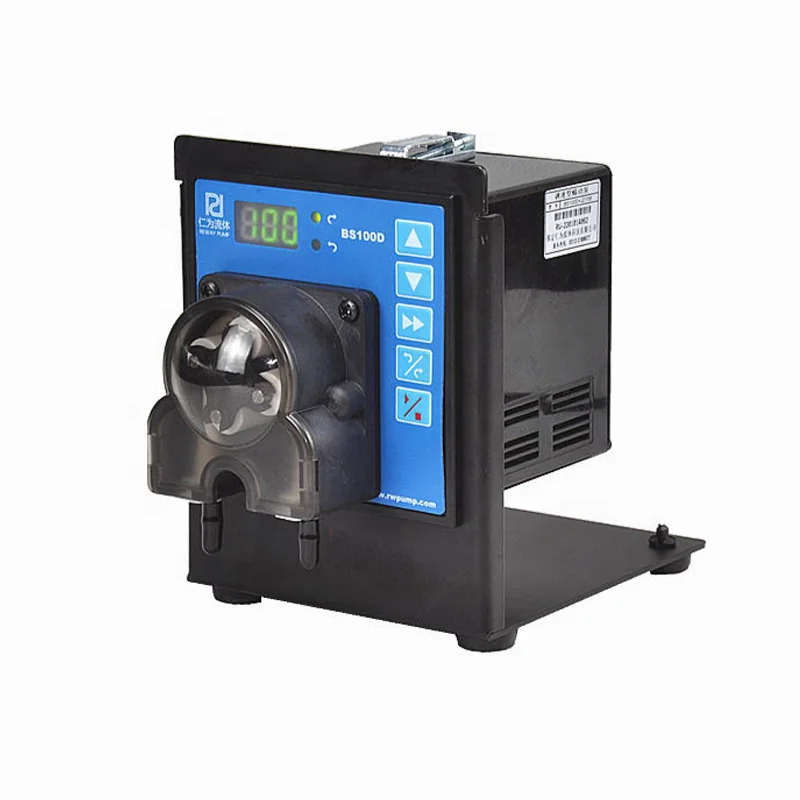 Miniature two-way pipe peristaltic pump in small laboratory Electric hose pump for phosphoric acid titration