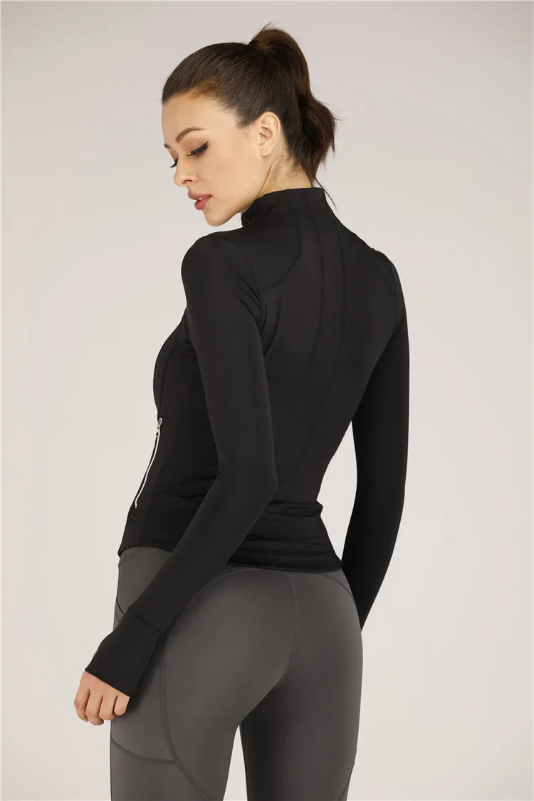 
OEM Women Fashion Running Slim Fit Active Sport Jacket Outwear 