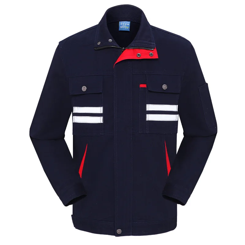 100% cotton high quality reflective engineering uniform safety workwear