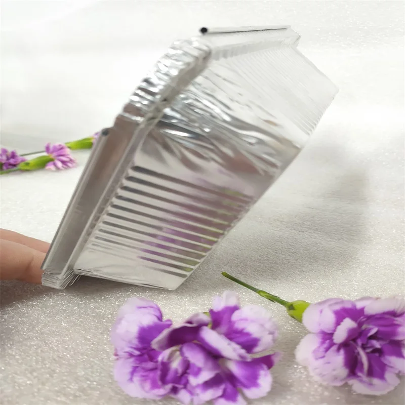 Food grade aluminum foil food containers disposable rectangular small tin foil  baking pans with lids