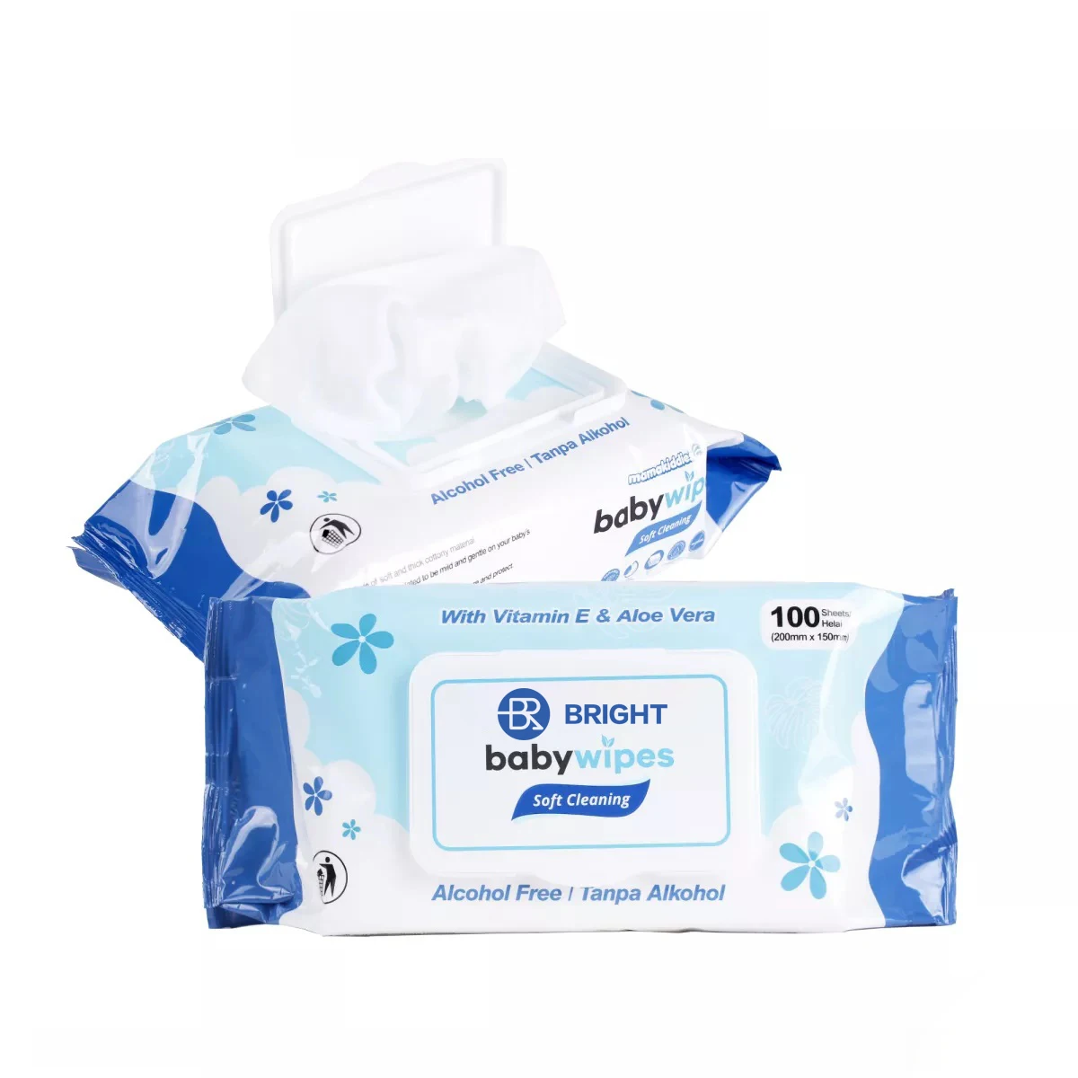 Factory Price Extra Thick OEM Biodegradable Organic Customized Wet Tissue Bamboo Wet Wipes Baby Wipes