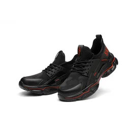 green colour sport safety shoes