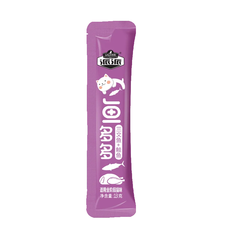 Oem Odm Paipai Wholesale High Protein Pet Treats   Cat Wet Food Strip Cat Snacks Wet Food