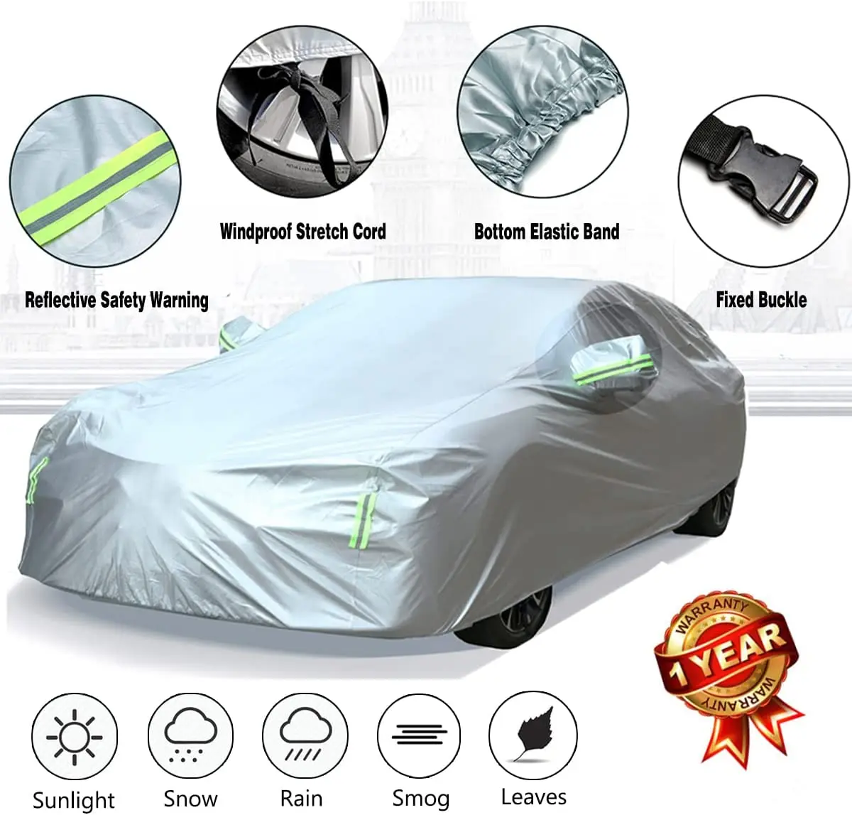 car cover waterproof all weather sun rain snow dust  outdoor heavy duty car covers for automobiles
