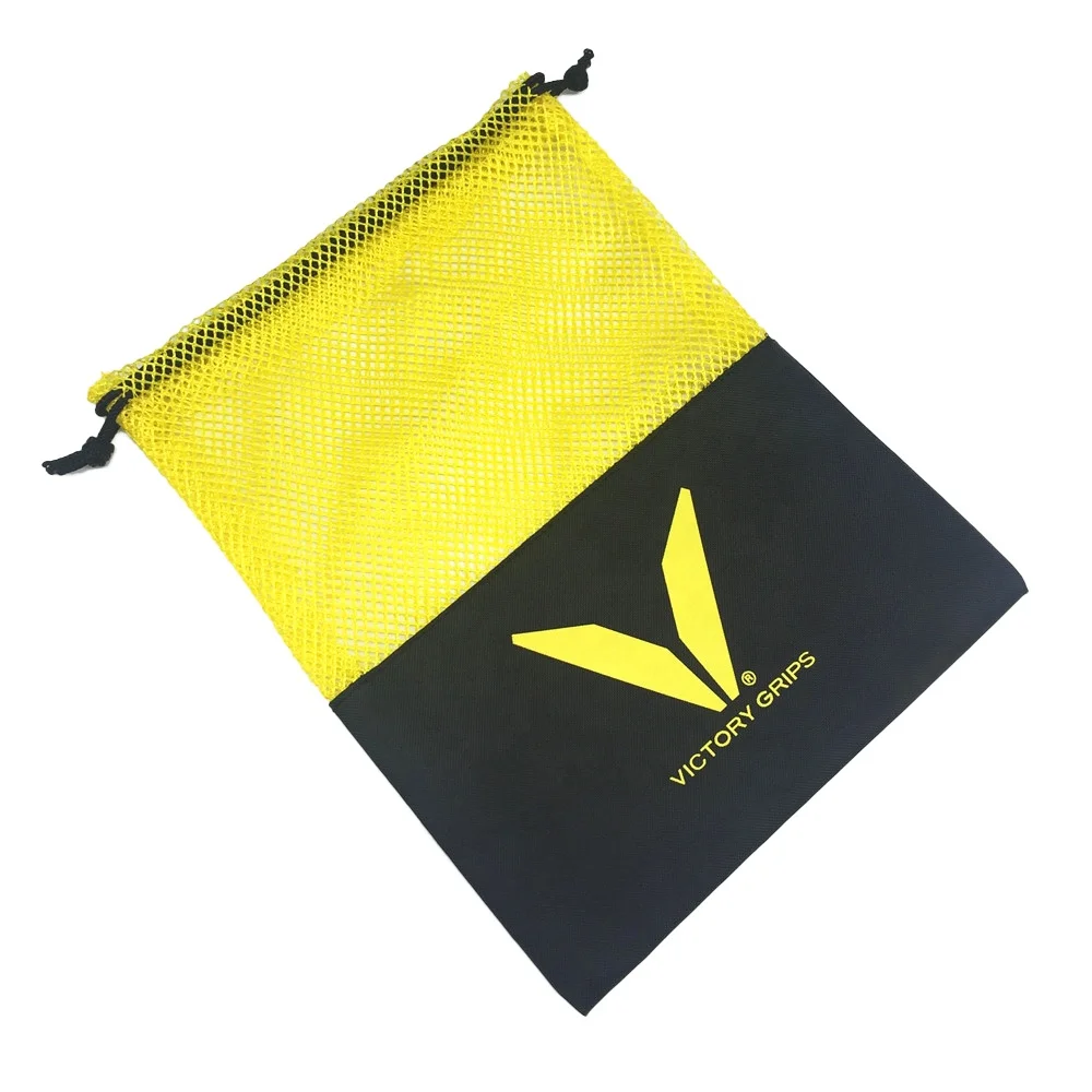 Ventilate custom large mesh polyester nylon drawstring bag net mesh bag mesh swimming bag for sports