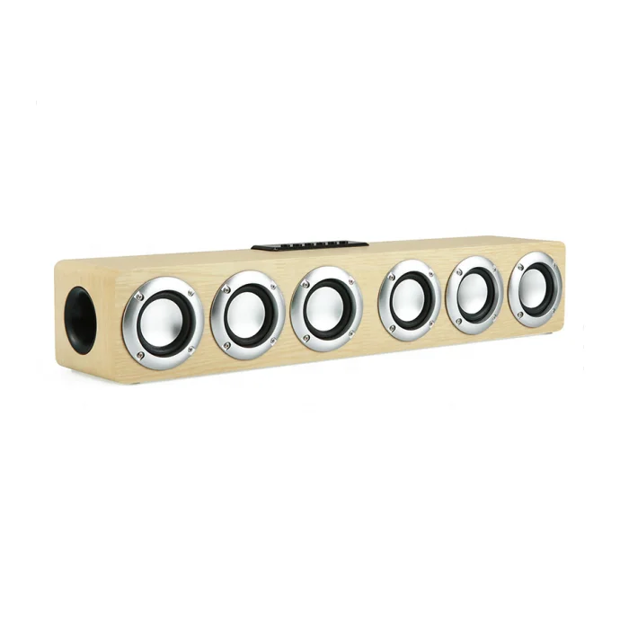 High Quality Wooden Bluetooths Speakers Sound Box At Home Office