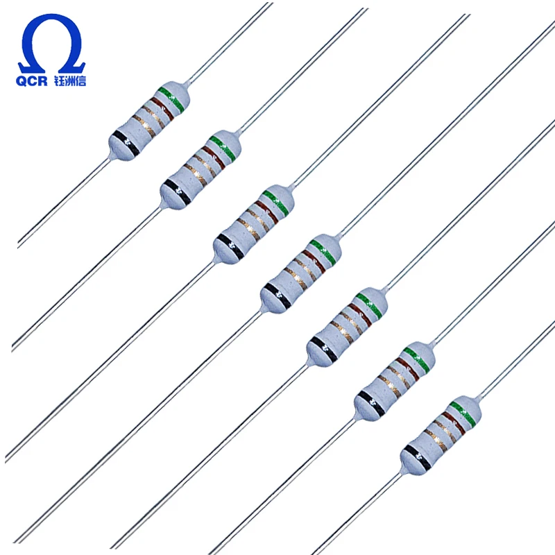 
QCR half a short-circuit FKN 1/2 watt 15 ohm wirewound fusible shunt resistor with non-flame encapsulant 