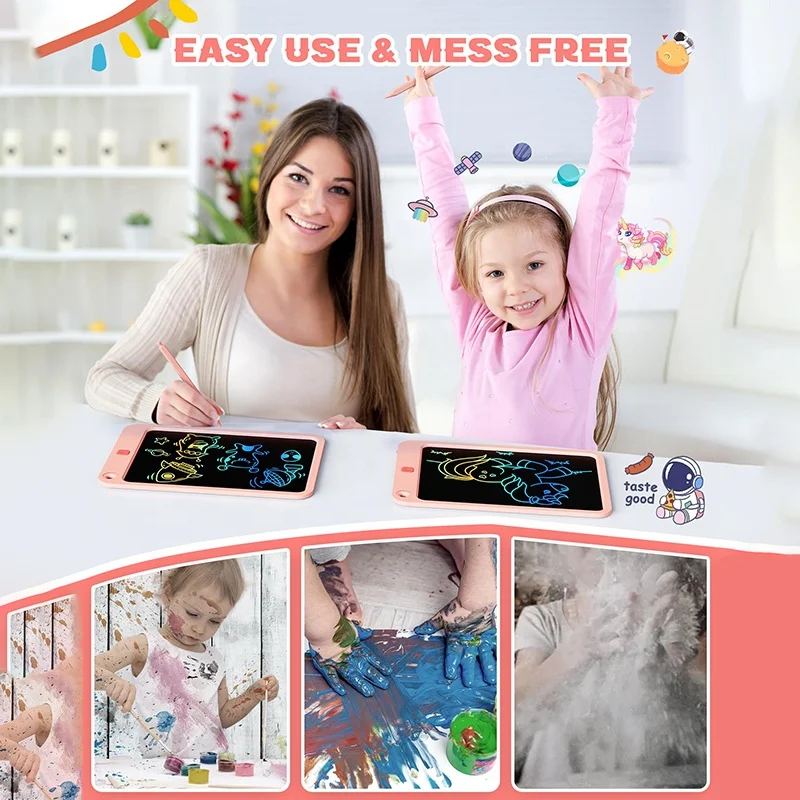 Colorful Screen Electronic Magic Board Magic Board Digital Slate For Children Lcd Writing Tablet 8.5 10 inch
