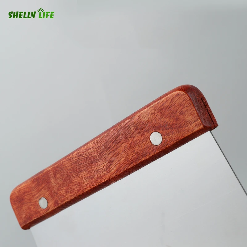 Hot Sale baking tools Free Sample Cheap Bakeware Tool Wooden Handle Metal Dough Scraper