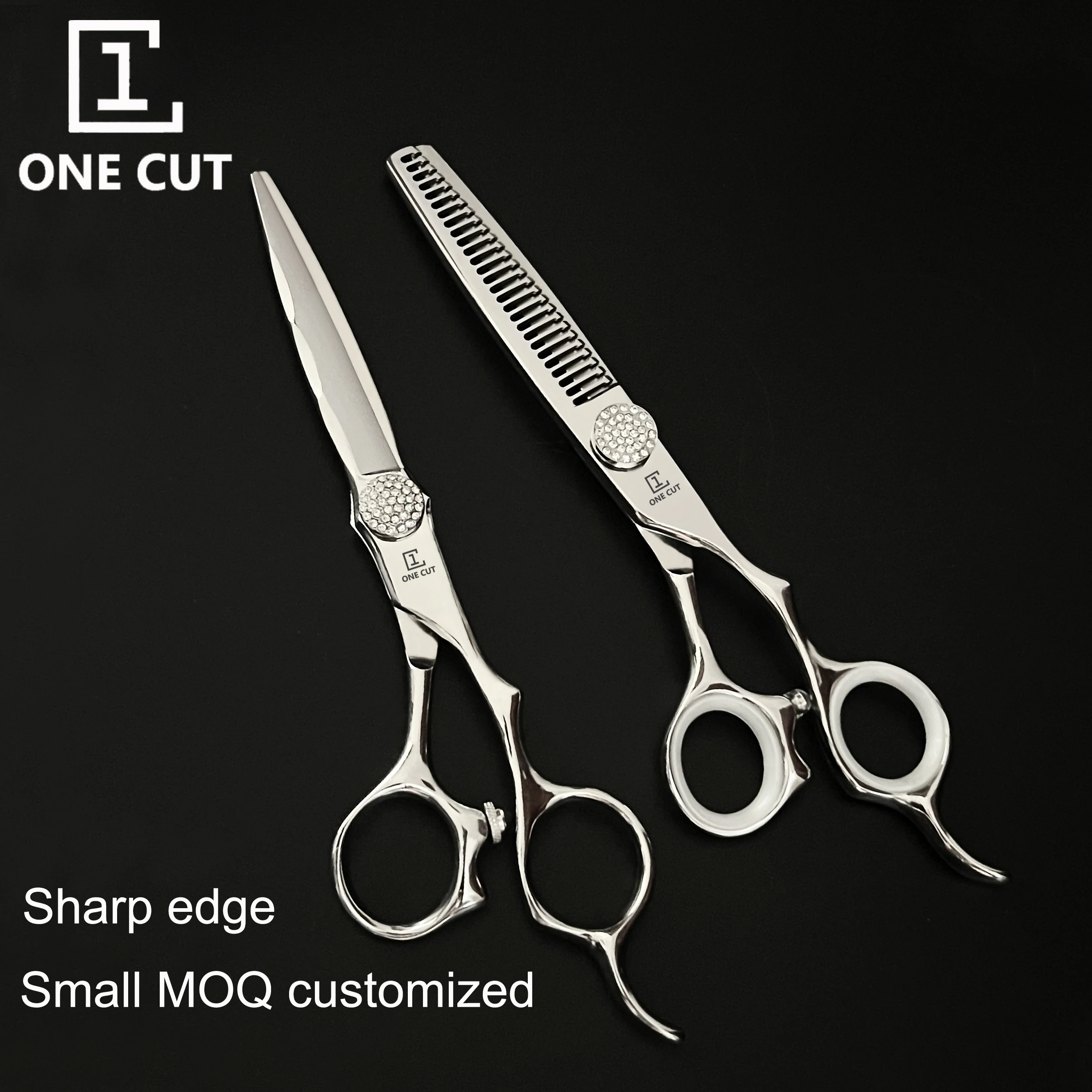 Barber Sliding Cutting Professional Hair Cutting Scissors Hairdressing Scissors 6 Inch