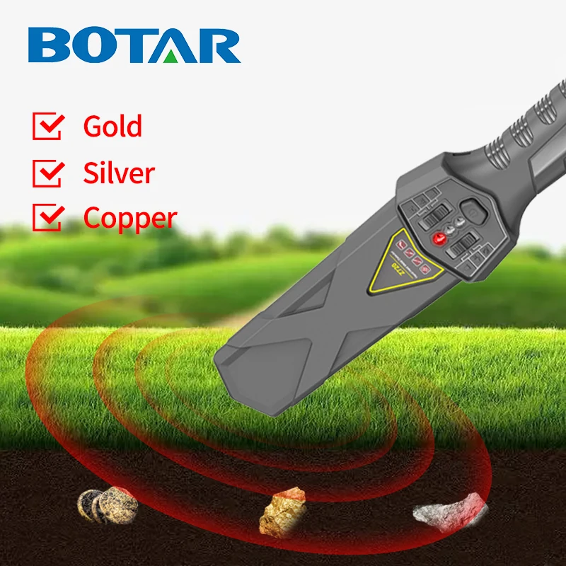 BOTAR portable  Hand Held Metal Detector Wand Vibrating Alarm HandHeld Security Metal Detector