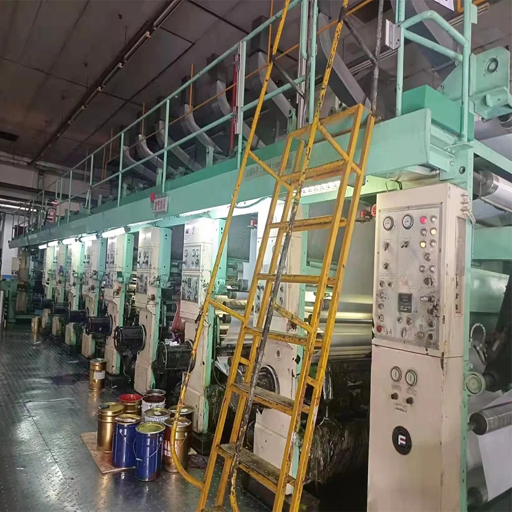 1997 years Fuji printing machines width 1050 mm with  8 color