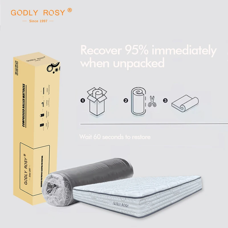 Godly Rosy новый весенний матрас XL Size поставщик трикотажный Гибридный для гостиницы