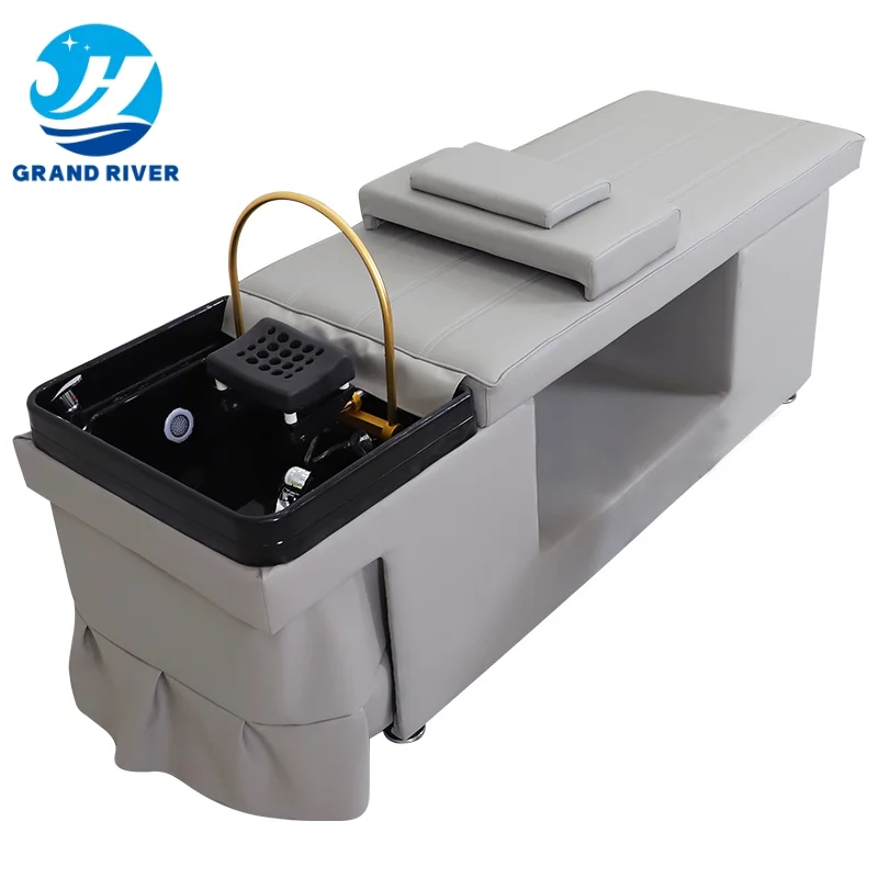 Shampoo Bed Barbershop Beauty Salon Furniture Modern Commercial Furniture Hot Sale Hair Salon Furniture Shampoo Chair Backwa