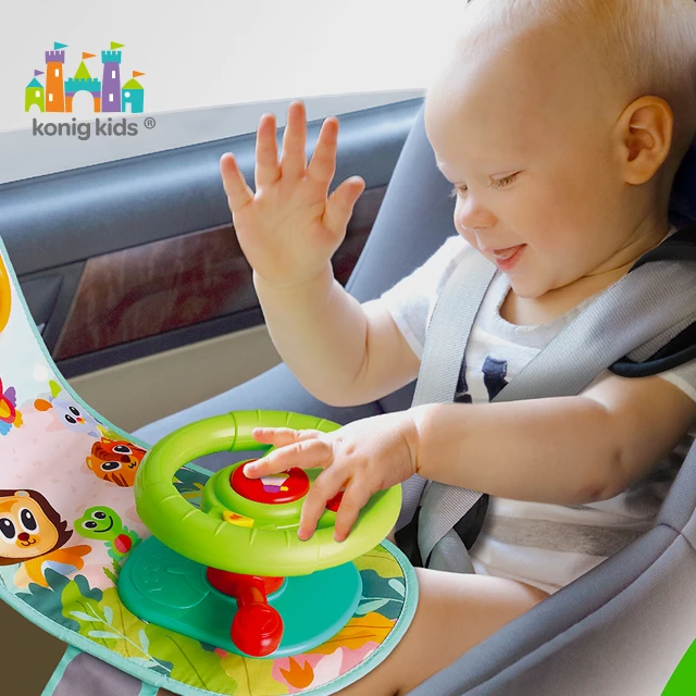 Konig Kids Baby Car Steering Wheel Toys Play in Car Game in the Car Baby Toys