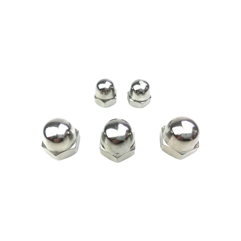 Прямая Продажа с фабрики M10-20 din 1587 SS304 316 купольная гайка из