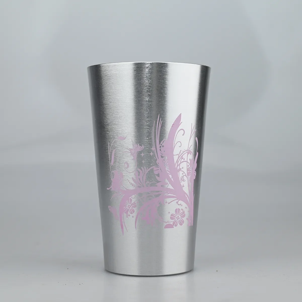 OEM 16oz 490ml Recyclable Aluminum Drinking Round Tumbler Aluminum Color Changing Mug Beer Cup for Party