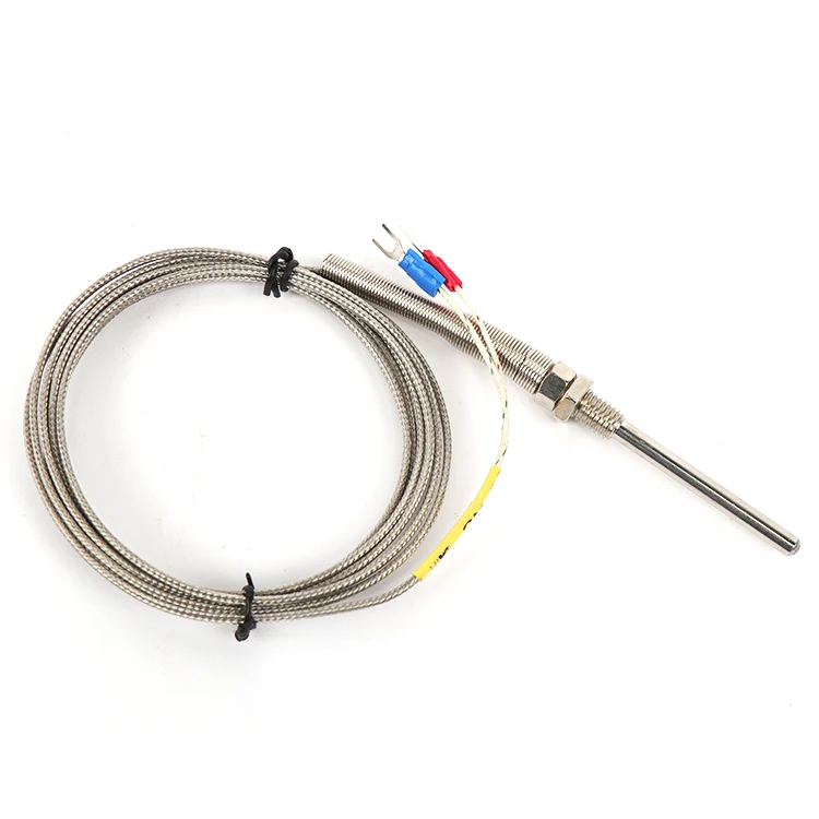 stainless steel rtd pt100 k type Thermocouple Temperature Sensor for Industry Furnace