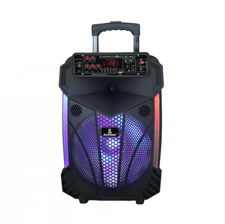 12 дюймов караоке домашний аудио видео & аксессуары bt диктор вагонетки