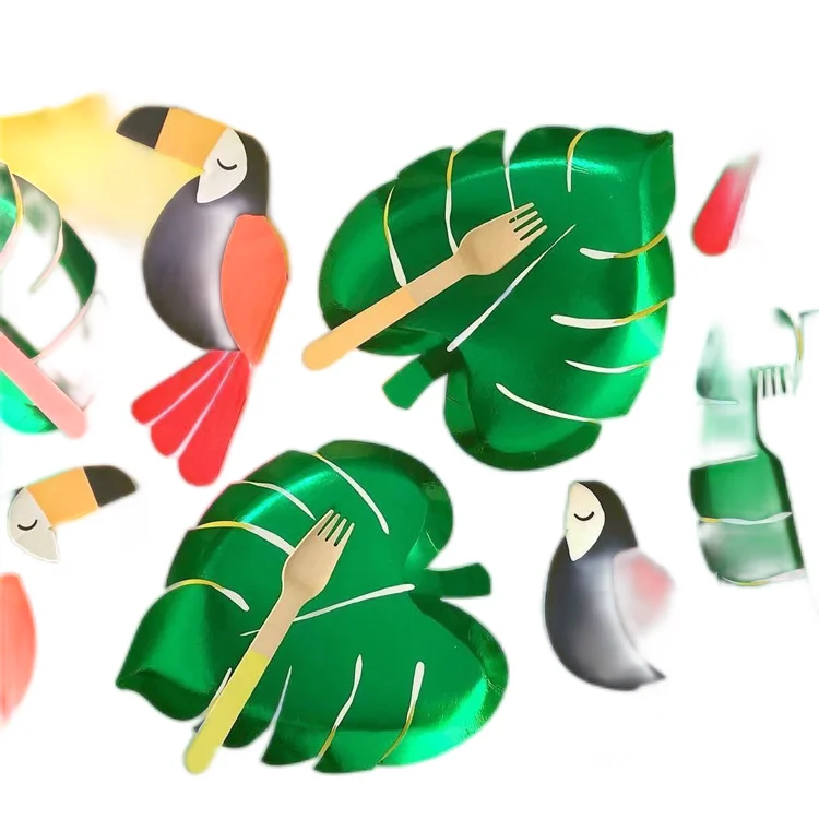 2022 custom party paper plates disposable paper plate disposable tableware