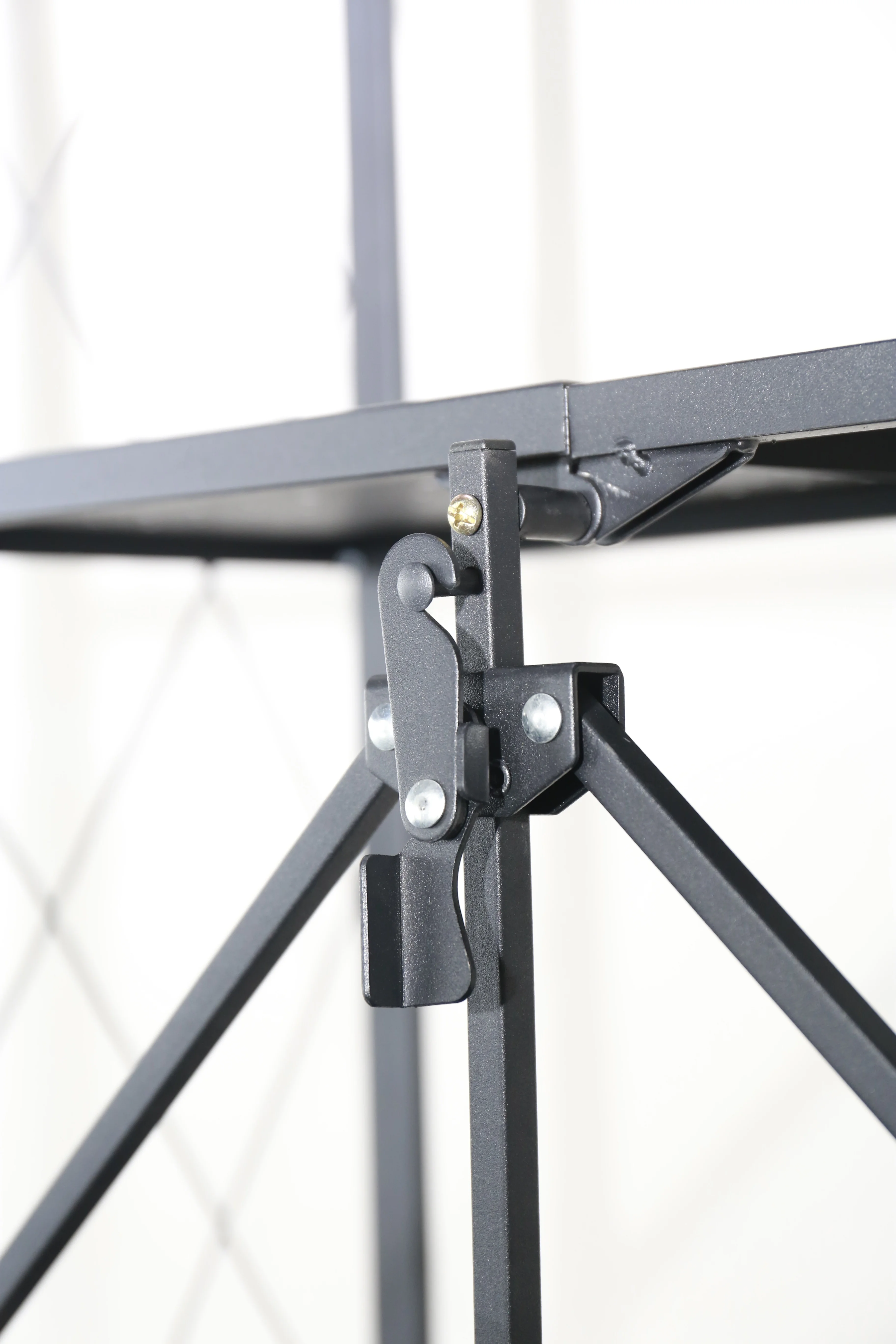 Multi-layer Folding Kitchen Display Shelf Foldable Kitchen Storage Rack Floor Type Rack Kitchen Organizer Rack