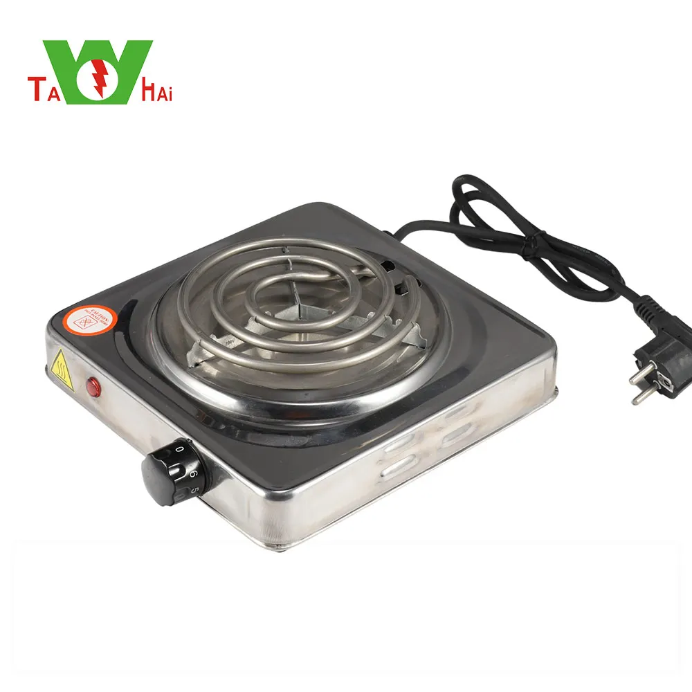 High quality durable stainless steel electric stove single hot plate burner 1000W electric stove