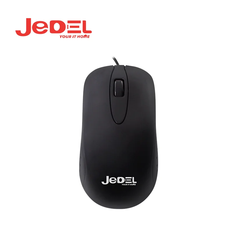 JEDEL CP87 Hot Sale Good Quality Mini Office Wired Black  Mouse 1000DPI