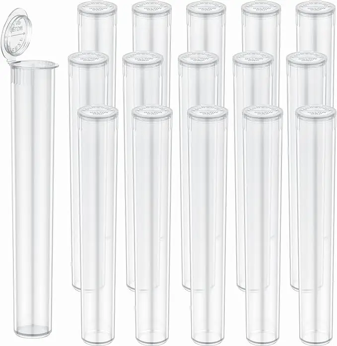 Plastic Medicine Pill 6 Dram Child Resistant pop top tubes Medicine candy Pill Dispenser Organizers