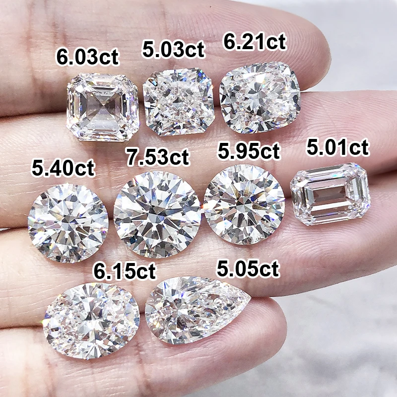 Mishang DEF VVS Color 1CT 1.5CT 2CT 3CT 4CT 5CT Loose Stone Hpht Cvd Wholesale IGI GIA Certified Fancy Shape Lab Grown Diamond