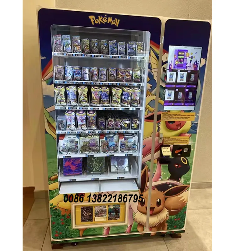 Wholesale Automatic Large Capacity Trading Card Vending Machine Sport Card Vending Machine for Shopping Mall
