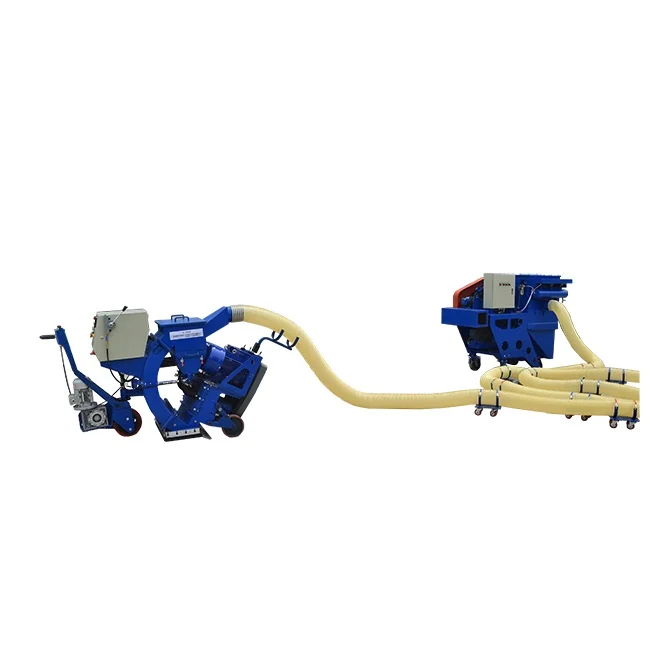 Steel surface construction road paving shot blasting machinery floor cleaning shot blasting machine